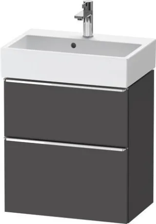Duravit D-Neo Waschtischunterbau wandhängend Graphit Matt 584x372x625 mm - DE4329010490000 DE4329010490000