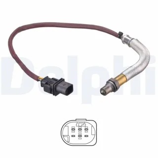 Delphi Lambdasonde vor Katalysator Mercedes C-Klasse E-Klasse Glc Slc Slk