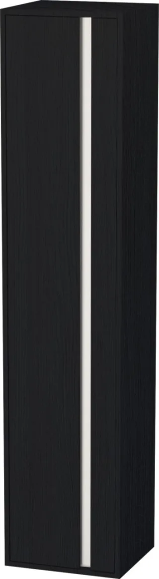 Duravit Ketho Hochschrank Eiche Schwarz Matt 400x360x1800 mm - KT1255L1616 KT1255L1616