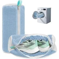 Blusmart Wäschesack Schuhwaschbeutel Waschmaschine, Wiederverwendbar (Automatische Reinigung, Plüsch Wäschesack, 2 St., 360° Reinigungsflusen), Für Schuhe, Sneaker, Tennisschuhe