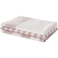 OTTO home Geschirrtuch Ravven, (Set, 3-tlg., 3er Set), 100 % Baumwolle, 70 × 50 cm, 3er-Set, Farbauswahl, Karo, Streifen