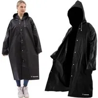 Trizand Regenmantel Regenponcho Mantel Überzieher (Spar-Set, 1-tlg., bequem, schützend) mit Kapuze und Reißverschluss