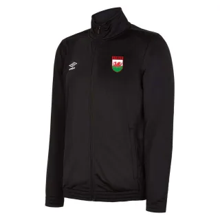 Umbro Wales Tricot Herren Black Track Jacke