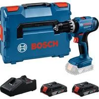 Akku-Schlagbohrschrauber GSB 18V-25 Professional, 18Volt blau/schwarz, 2x Li-Ion Akku 2,0Ah, in L-BOXX