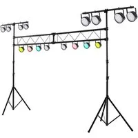 KOMFOTTEU Lampenstativ (Beleuchtungsstativ aus Metall, höhenverstellbarer Lichtstativ)