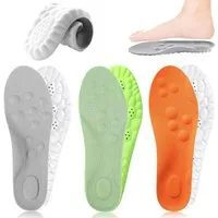BINYI orthopädische Schuheinlagen Memory Foam Einlegesohlen 3 Paar Herren Damen Schuhe Fersensporn