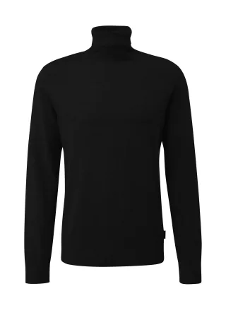 qs - Strickpullover schwarz - Gr. - S
