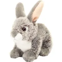 Teddy Hermann® Kuscheltier Hase sitzend grau 18 cm