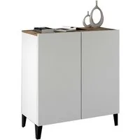 Home affaire Aktenschrank Sunrise Aktenschrank, Mehrzweckschrank, Büroschrank mit 2 Türen & 2 Fӓchern, Breite 79,2 cm, Made in Italy
