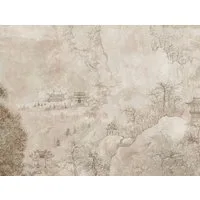 living walls Fototapete The Wall, glatt, asiatisch, matt, Motiv, Fototapete Chinesisch Tapete Japanisch Tapeten Wohnzimmer Flur Design