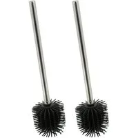 relaxdays WC-Reinigungsbürste Toilettenbürste Silikon 2er Set, WC-Garnituren mit Innengewinde von ca. 12 mm, Alle handelsüblichen WC-Garnituren, (2-tlg)