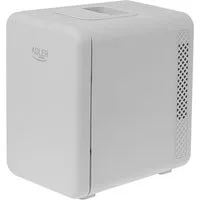 ADLER EUROPE Elektrische Kühlbox AD 8084g Mini Kühlschrank tragbare Kühlbox mit Warmhaltefunktion, 4 l, kompakter Getränkekühlschrank, Auto, Büro, Camping und Kosmetik grau