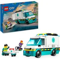 LEGO® Rettungswagen (60451), LEGO City Konstruktionsspielsteine, (184 St), Made in Europe