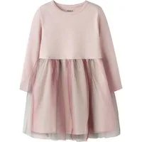 Name It Minikleid NMFLOUISA LS DRESS Baumwollmischung, regular fit