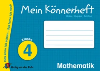 Mein Könnerheft - Mathematik Klasse 4 [Broschiert]