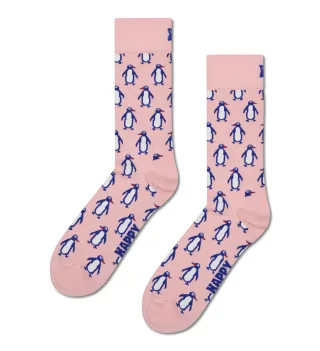 happy socks - Penguin Sock Rosa - Gr. - 38