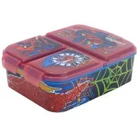 Stor Lunchbox Kinder Brotdose mit Unterteilung 3 Fächer Brotbox Brotbüchse, Kunststoff, (1-tlg), Stitch