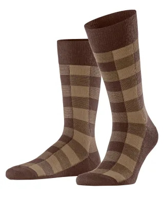 Burlington - Burlington Buffalo Check Herren hazelnut - Gr. - 43