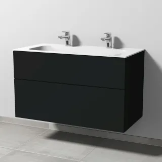 Sanipa 3way Keramik-Set Keramik-Waschtisch und Unterbau (SP403) SP4031V