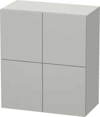 Duravit L-Cube Halbhochschrank Betongrau Matt 700x363x800 mm - LC117700707 LC117700707
