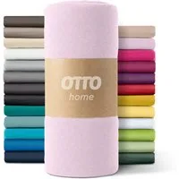 OTTO home Spannbettlaken PAPRIKA, Microfaser-Jersey, Gummizug: rundum, (2 Stück), Bettlaken Laken in zwei Qualitäten: Fleece & Jersey, schnelltrocknend
