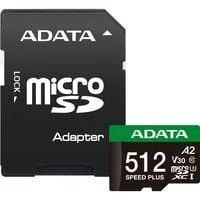 SPEED PLUS microSDXC 512 GB, Speicherkarte UHS-I U3, Class 10, V30, A2