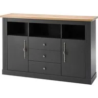 OTTO home Sideboard Westminster, Kommode im Landhausstil, Schrank, Stauraumelement, Metallgriffe, ausreichend Stauraum, in 2 Farben erhältlich