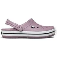 Crocs Sandale Crocband Clog lilac/weiss Badeschuh