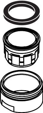 Hansgrohe Luftsprudler Longlife C-Widerstand , 96512000 96512000