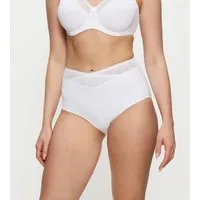 Triumph Shapingslip True Shape Sensation Mesh-Einsätze, Stretch-Tüll, Wickel-Optik