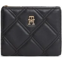 Tommy Hilfiger Geldbörse TH FEMININE BIFOLD, Damen Geldbeutel, Portemonnaie mit goldfarbenem TH-Logoelement