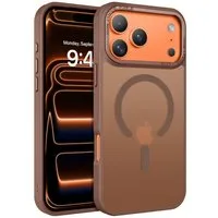 CoolGadget Handyhülle Magnet Hülle für iPhone 17 Pro Max Schutzhülle mit Metall Kamerarahmen 6,9 Zoll, magnetisches Schutzcase Matt Stoßfest kompatibel mit Magsafe Zubehör