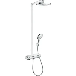 hansgrohe Raindance Select 300 Showerpipe 27282000 E300, chrom, 2jet, EcoSmart 9L, Brausearm 38 cm