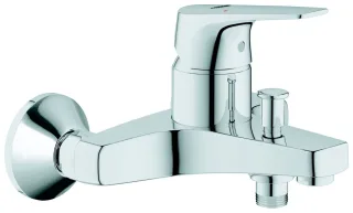 Grohe EH-Wannenbatterie BauFlow 23756 Wandmontage chrom, 23756000 23756000