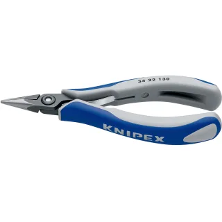KNIPEX Präzisions-Elektronikzange, flachrund - 3422130
