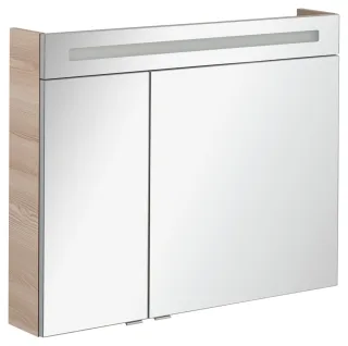Fackelmann Spiegelschrank CL 90x71x16 EsAl,2T,LED, 82976 82976