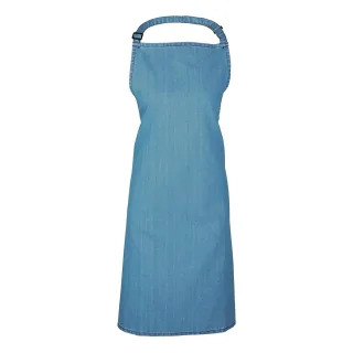 Premier Damen/Frauen Farben Bip Schürze mit Tasche (Blue Denim)