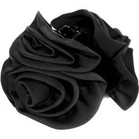 axy Haarklammer Haarkrallen mit 6 Satinrosen, Wunderschön Blumen Haarkrallen Damen Haarschmuck
