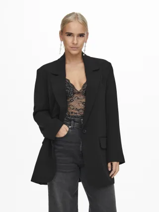 ONLY - ONLLANA-BERRY L/S OVS BLAZER TLR NOOS black - Gr. - 34