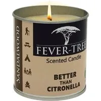 FEVER-TREE Duftkerze Duftkerze Sandelholz gegen Fliegen Mücken Stechmücken 30 Std.