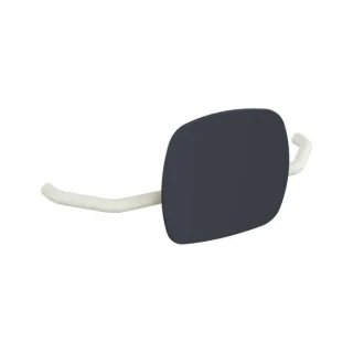 Hewi 801 Rückenstütze 801.51B907299 Wandabstand 230mm, matt, Lehne anthrazitgrau, reinweiß