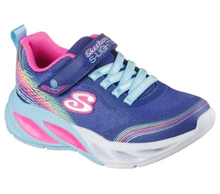Skechers Sneaker "COSMIC GLOW LIGHTS" Sportschuh mit Klett, Größenschablone zum Download