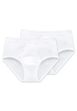 SCHIESSER - 2PACK Sportslip weiss - Gr. - 7