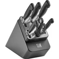 Zwilling Messerblock **** VIER STERNE (7tlg), Made in Germany, selbstschärfender Messerblock, Sonderschmelze