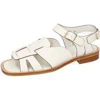 Melvin & Hamilton Everly 1 Leder-Sandalen für Damen Sandale Flache Absätze, Echtes Leder, Vegetabile Gerbung