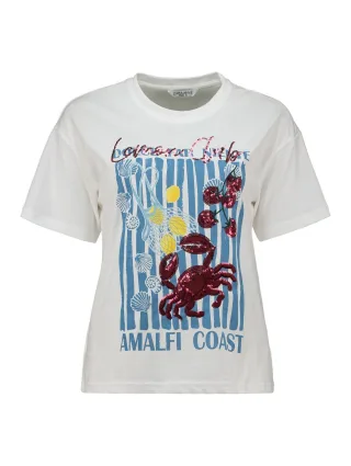 Zabaione - Shirt Lo44bster p offwhite - Gr. - XL