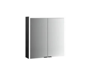 emco LED-Lichtspiegelschrank Prime 3 Aufputz, 800 mm, 2-türig, schwarz, 949714303 949714303