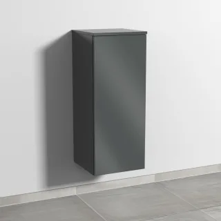 Sanipa 3way Mittelschrank mit 1 Tür, Anthrazit-Glanz, SF12179 SF12179
