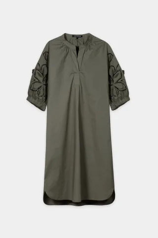 Luisa Cerano - Kleider Weiblich khaki - Gr. - 40