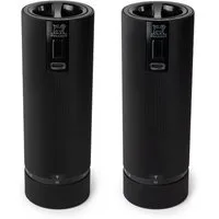 PEUGEOT Salz-/Pfeffermühle Elektrisch NIGHTELECTRIC 15cm Schwarz Aluminium Stahl Zirkonia Elektrisch